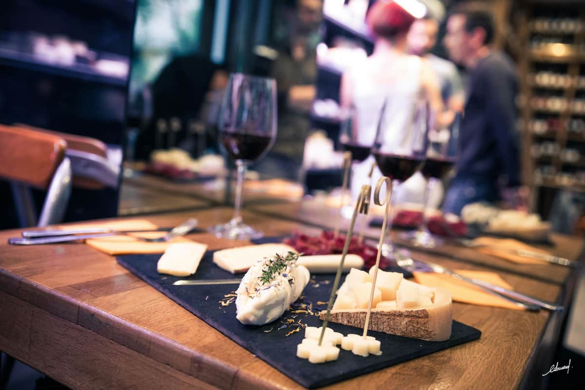 Wine and cheese tasting