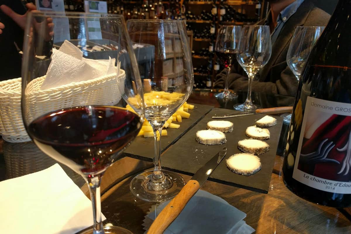 Wine and cheese tasting