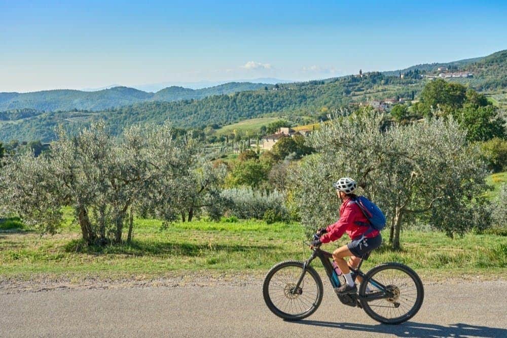 Chianti: Guided E-bike Tour + Lunch + Wine Tasting E bike Tour on the Chianti Hills