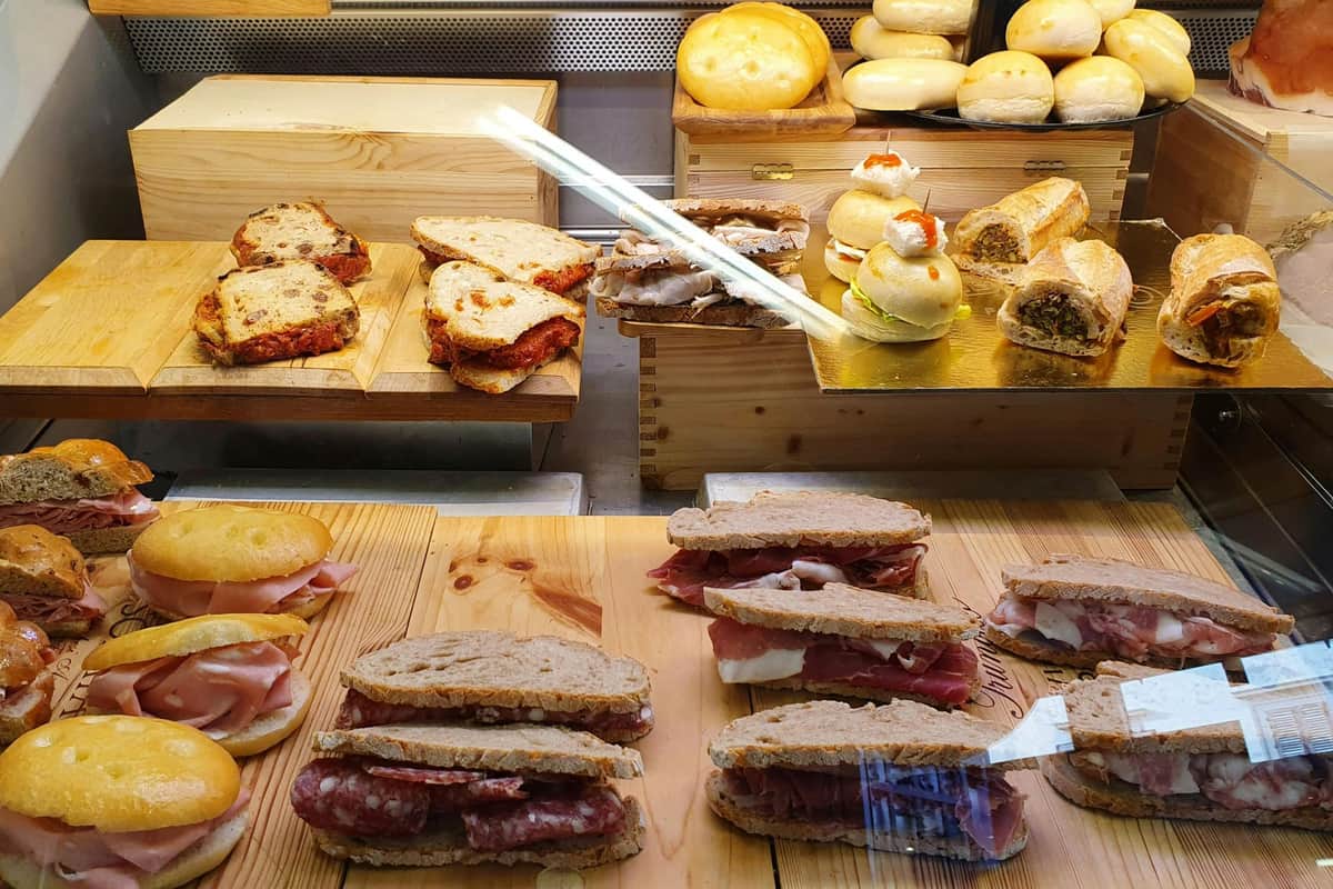 Sant'Ambrogio Market sandwiches