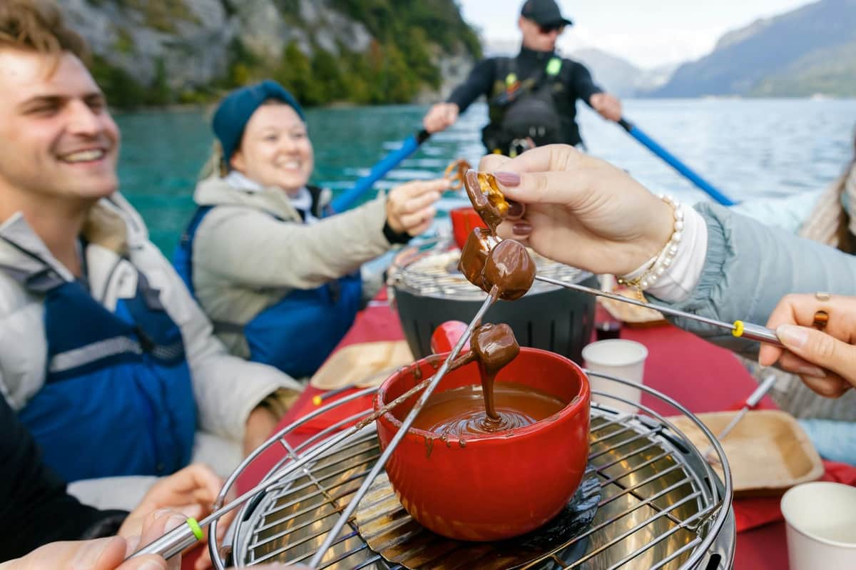 Chocolate Fondue Float Interlaken
