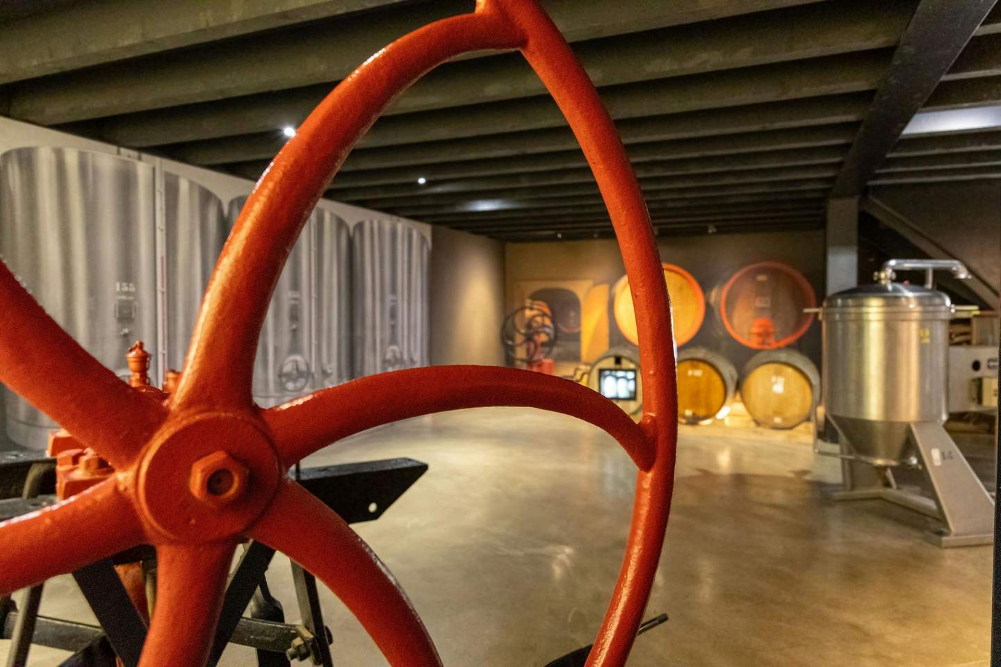 Brotte Wine museum in Chateauneuf du Pape.