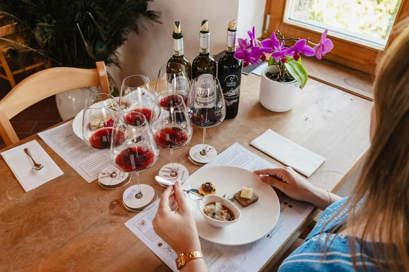 Corte Pavone Winery Estate: Montalcino Wine Tasting + Gourmet Bites