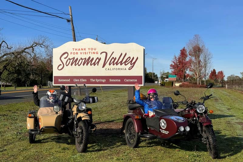 Sonoma Valley: Sidecar Tour